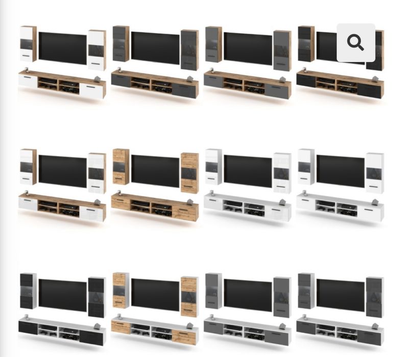 Meblościanka szafka do salonu do pokoju komoda