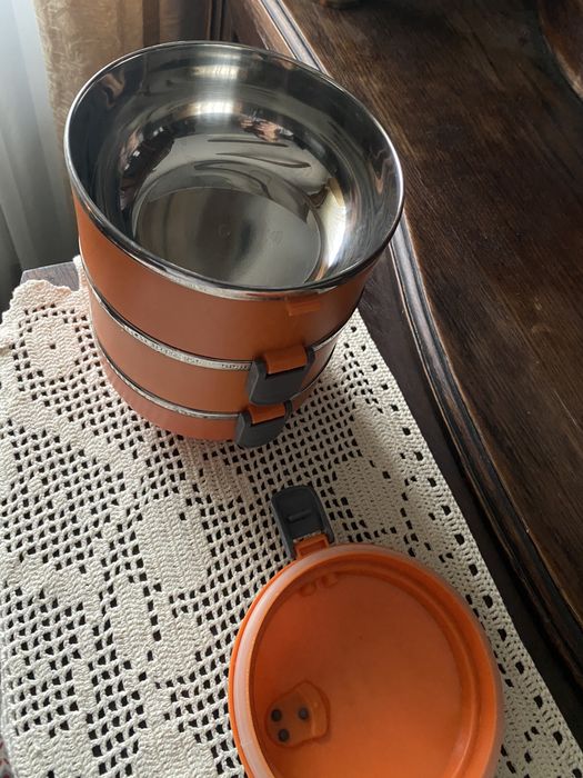 Zestaw 3 częściowy pojemnik garmażeryjny do przechwywania do żywności