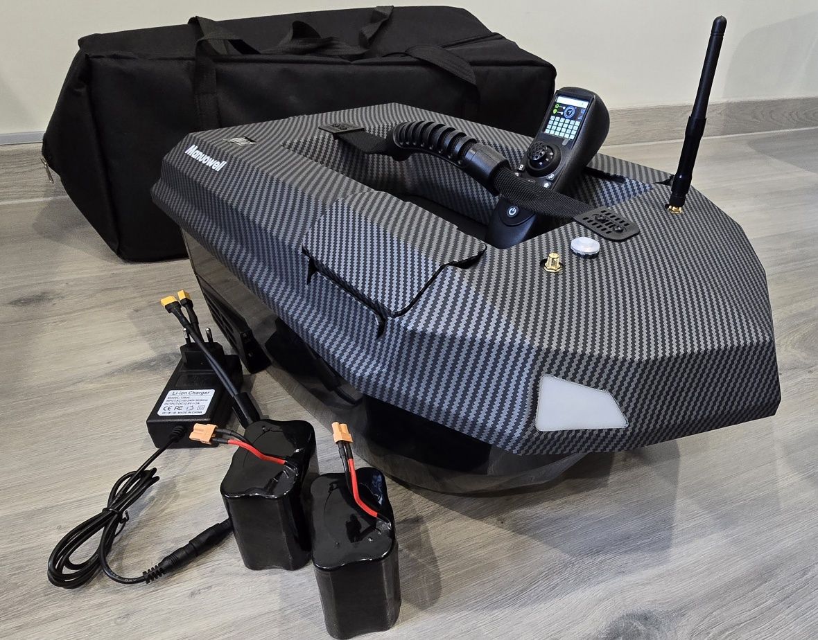 Łódka zanętową gps autopilot manuowell torba gratis