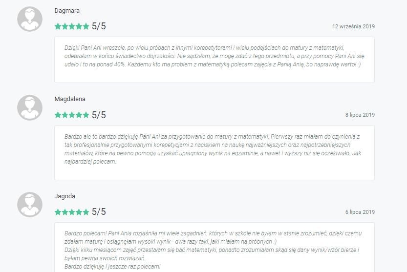 Korepetycje matematyka Łódź matura, egzamin, sprawdziany, poprawka