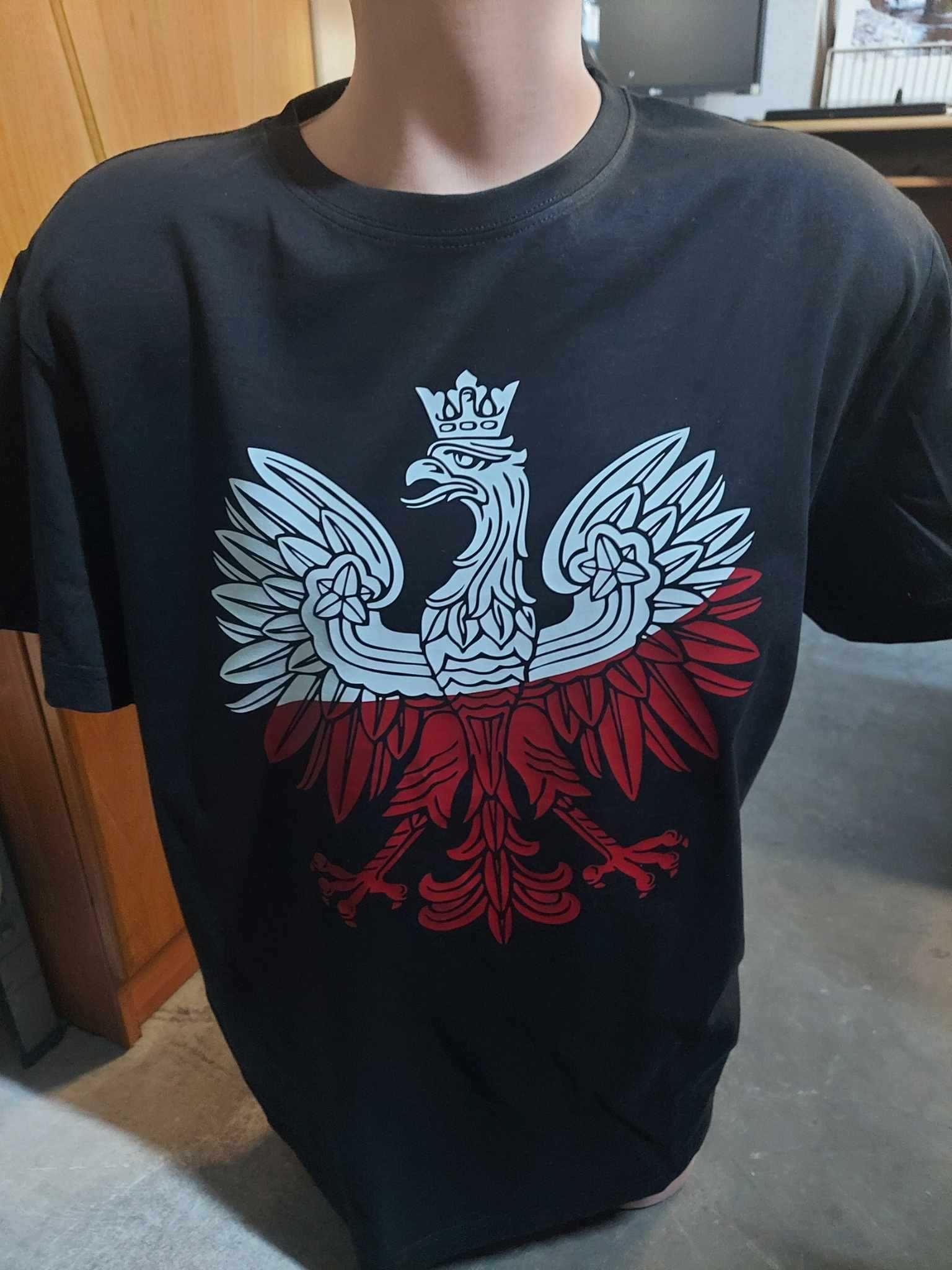 koszulka t-shirt patriotyczna flaga polska godło orzeł rozmiar S