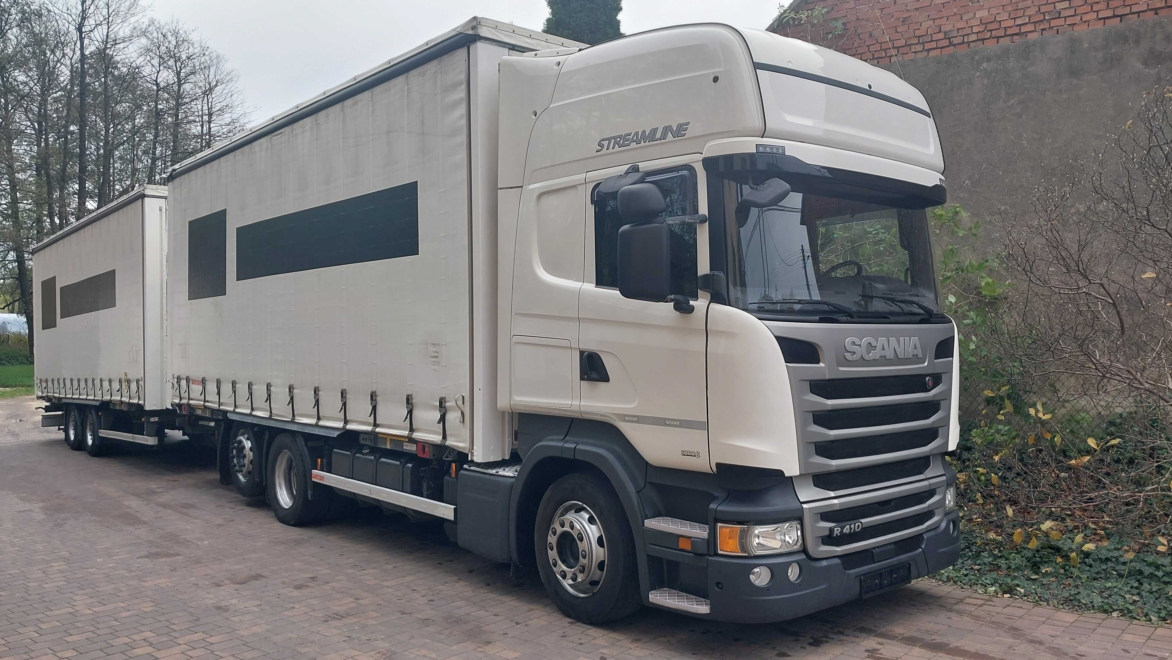 Scania R410 Tandem 115m3 BDF Stan bdb Cena za zestaw