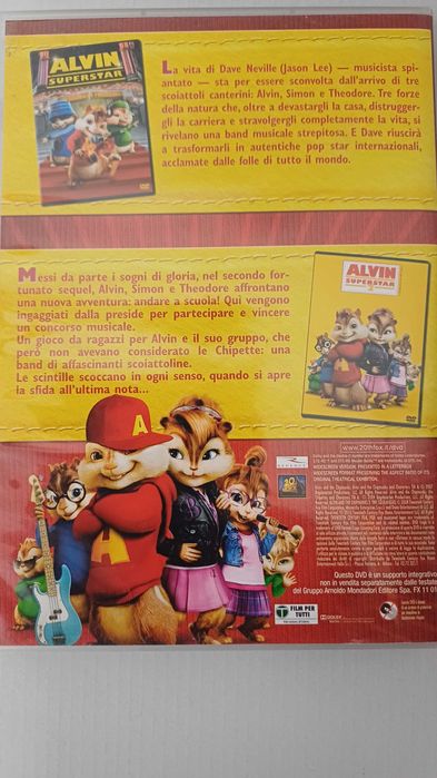 DVD Alvin Superstar cz. 1 i 2, IT GB bez polskiego