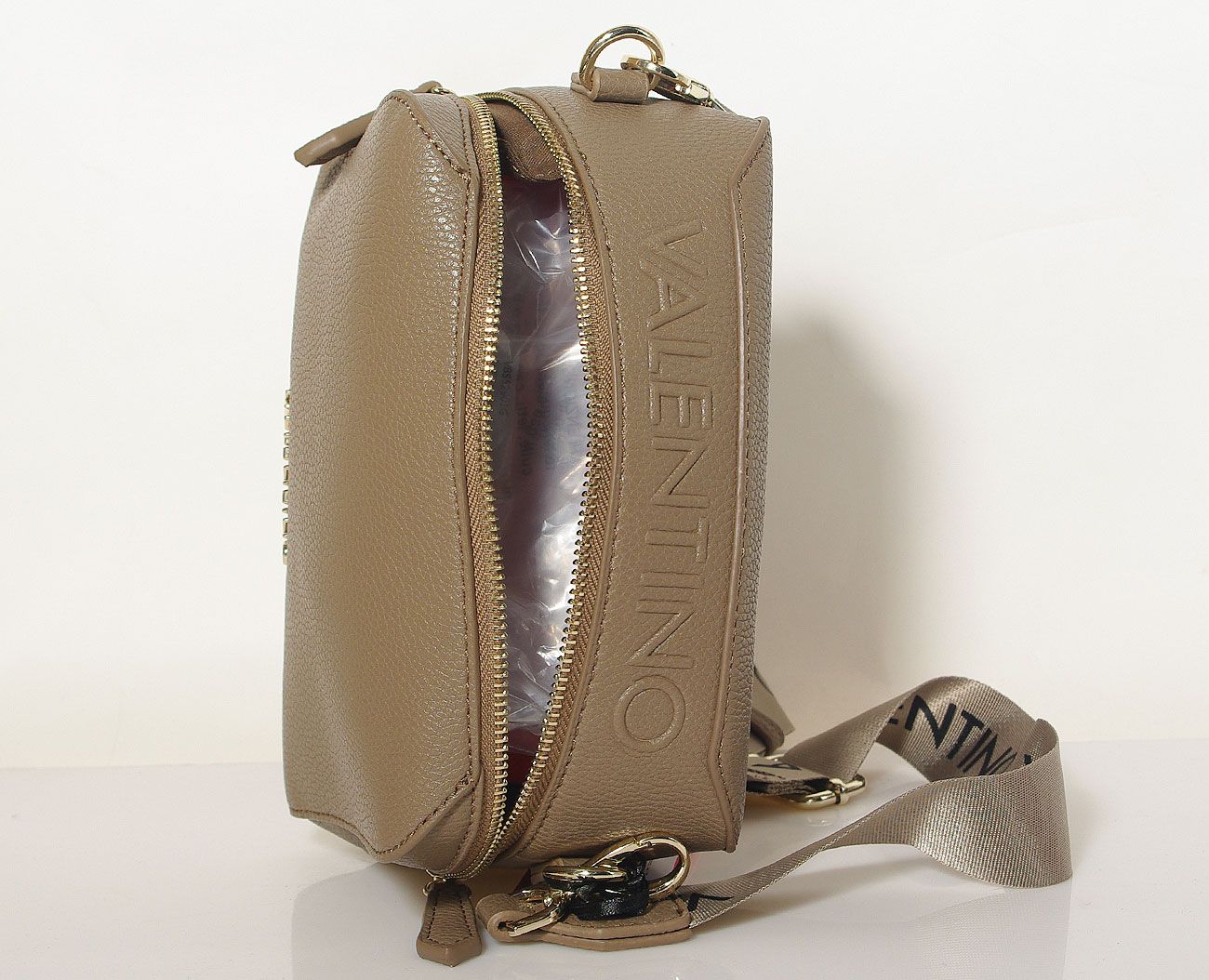 Valentino PATTIE torebka na ramię VBS52901G taupe multi borse a spalla
