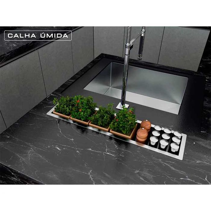 Cubas e Escorredores embutidos em Aço inox