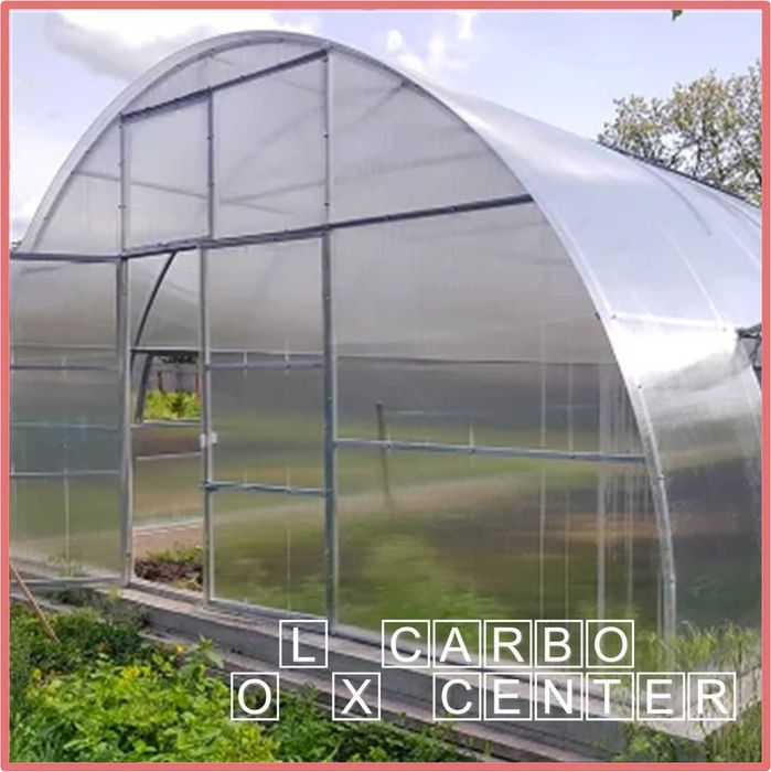 Теплиця промислова шириною 6м довжиною 6/8/10/12м.. труба 30Х30Х1.5мм