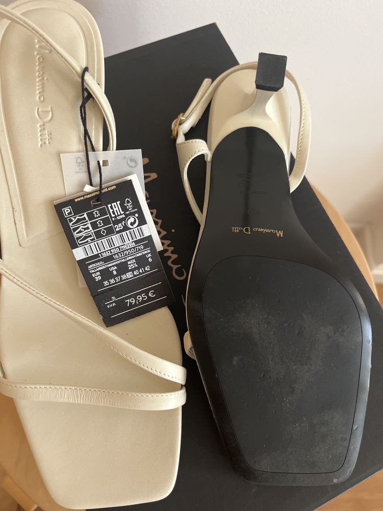 Vendo sandálias Massimo Dutti 39