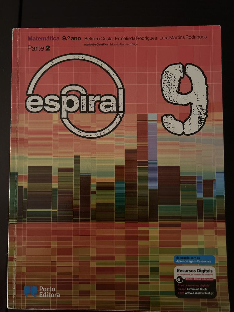 Manuais e Caderno atividades Matematica 9ano