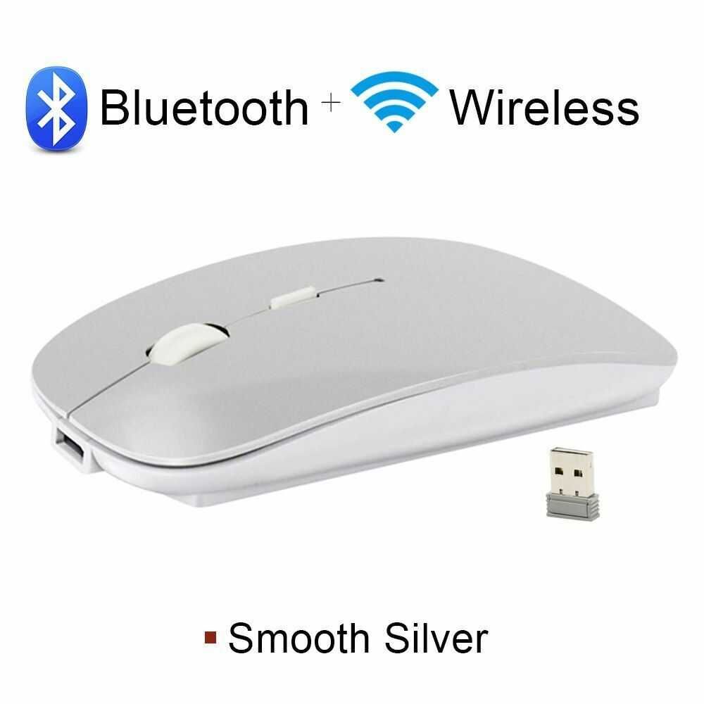 iMice mysz bezprzewodowa USB-C + Bluetooth 2w1 PC Macbook DELL PC