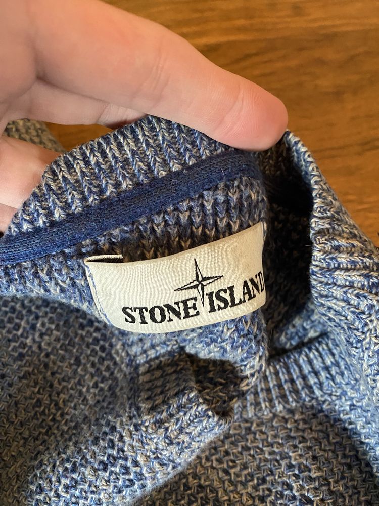 Свитшот свитер Stone island синий M-L size