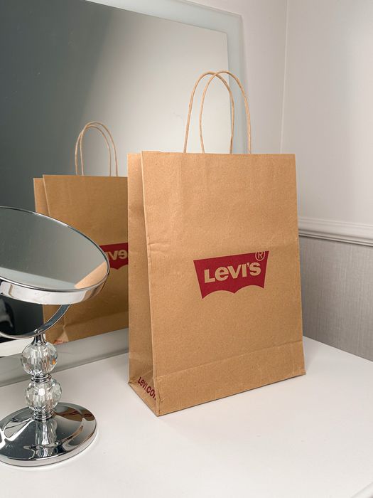 Torebka Levis Levi’s papierowa logowana markowa nowa ozdobna