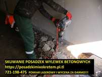 Skuwanie posadzek / kucie betonu / rozbiórki wyburzenia ścian