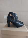 Buty botki skóra naturalna skórzane 39