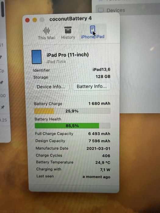 iPad pro 11 m1 128gb lte