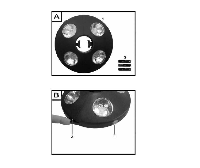 Lâmpada LED para guarda-sol de jardim. FLORABEST UL2410. NOVO! 10€!