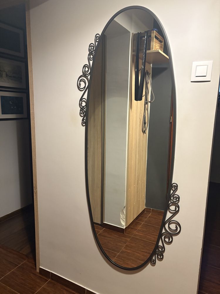 Lustro duze czarne IKEA ekne