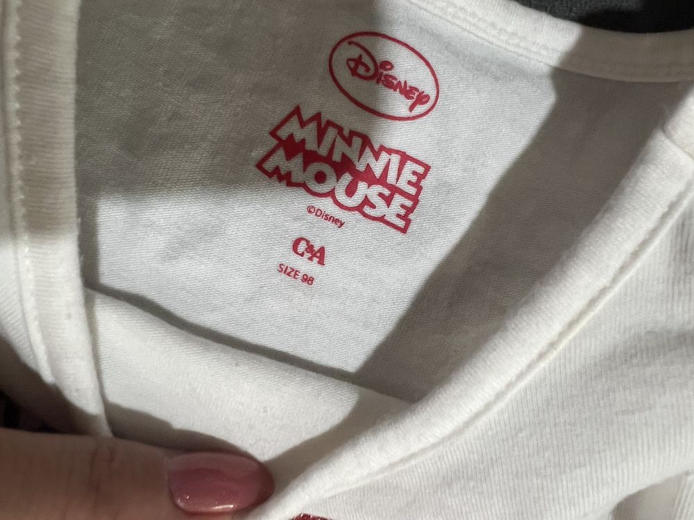 Zestaw sukienek dla dziewczynki, Disney, myszka minnie, r.98
