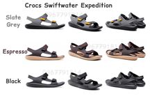Купить Мужские Сандали Crocs Swiftwater Expedition Espresso Три Цвета