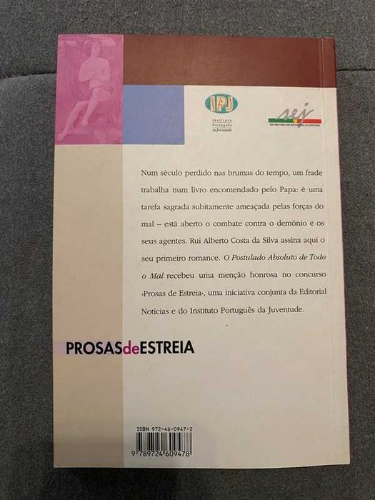 O Postulado Absoluto de Todo o Mal – Rui Alberto Costa da Silva