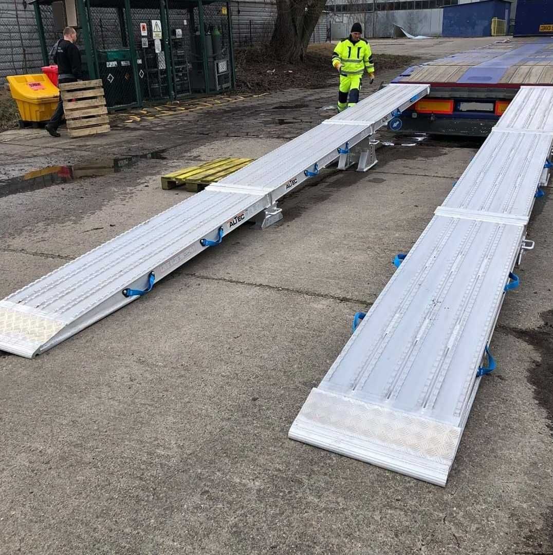 Najazdy Aluminiowe 21 Ton Profesjonalne Nowe cert. TUV