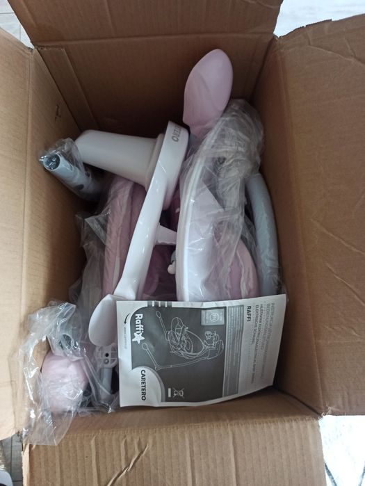 Huśtawka kołyska elektryczna krzesełko do karmienia Caretero Raffi