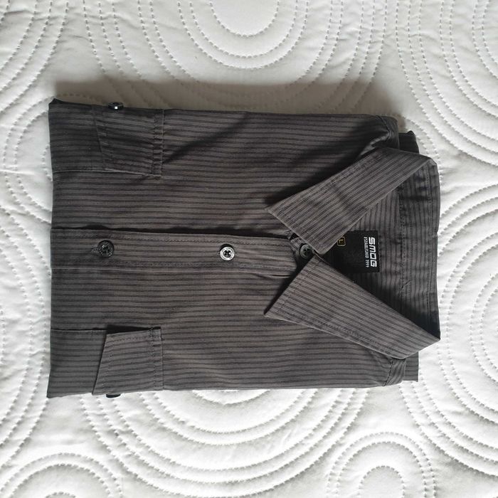 Koszula męska w prążki New Yorker, SMOG, rozmiar L