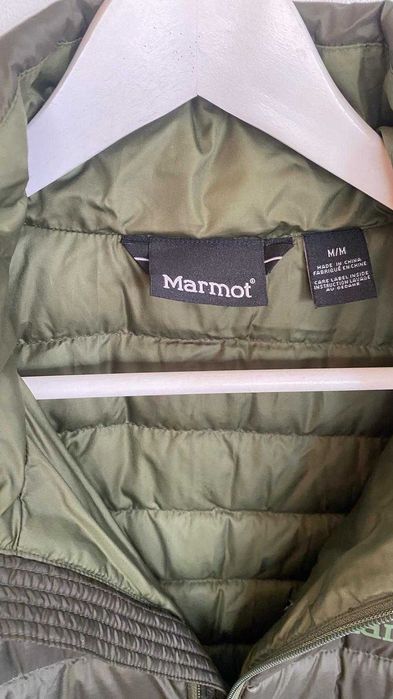 MARMOT Casaco de penas para homem (M) como novo.