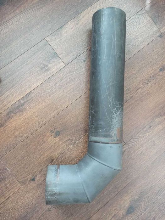 Колено труба дымохода котла ф120, 2мм сталь