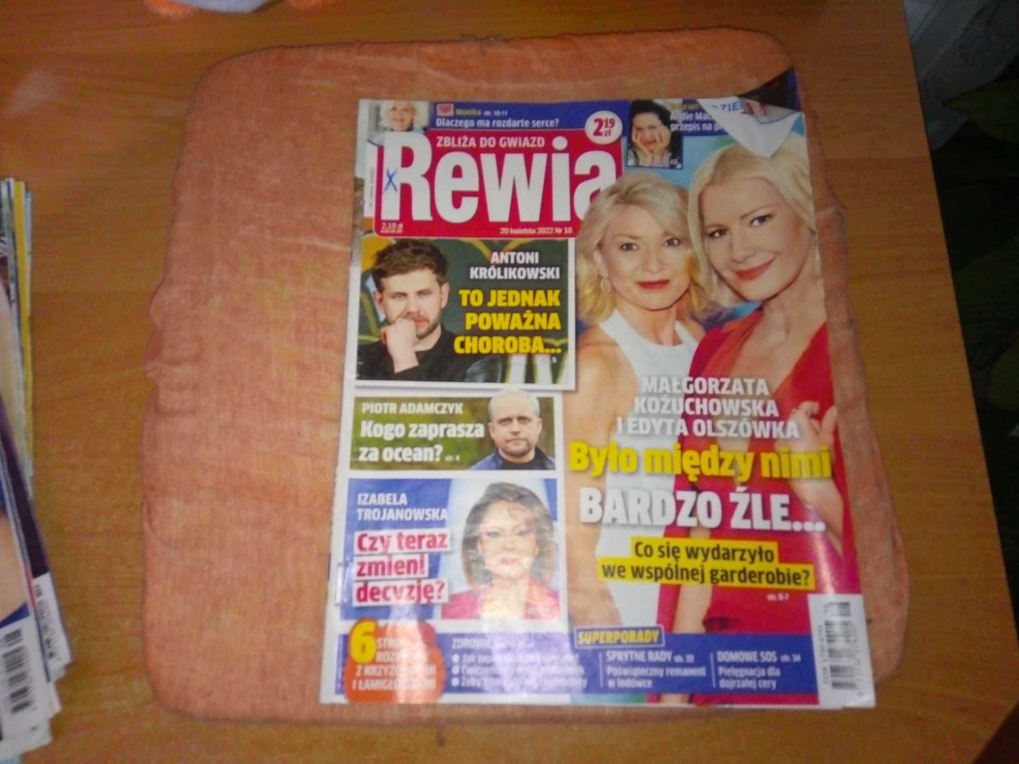 Tygodnik Rewia zbliża do gwiazd nr 16 kwiecień 2022 gazeta