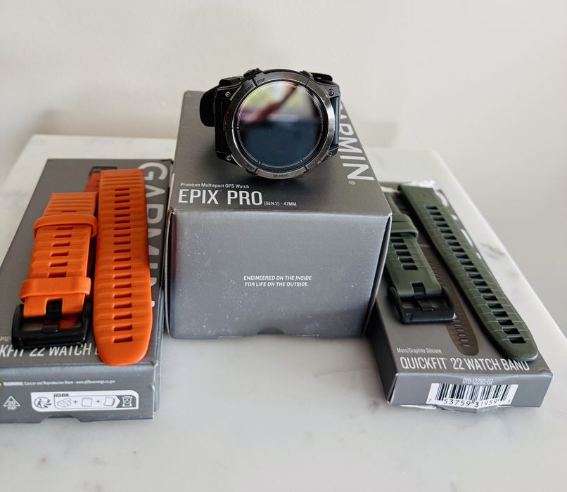 Garmin Epix Pro Gen2 47mm + 2paski stan bardzo dobry