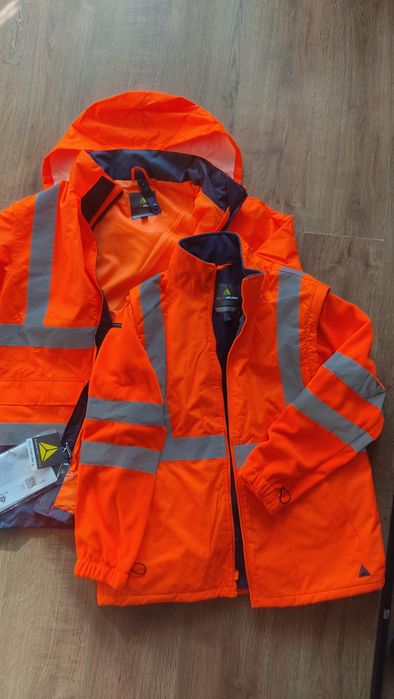 Kurtka robocza 3in1 ostrzegawcza odblaskowa bhp rozmiar L Delta plus