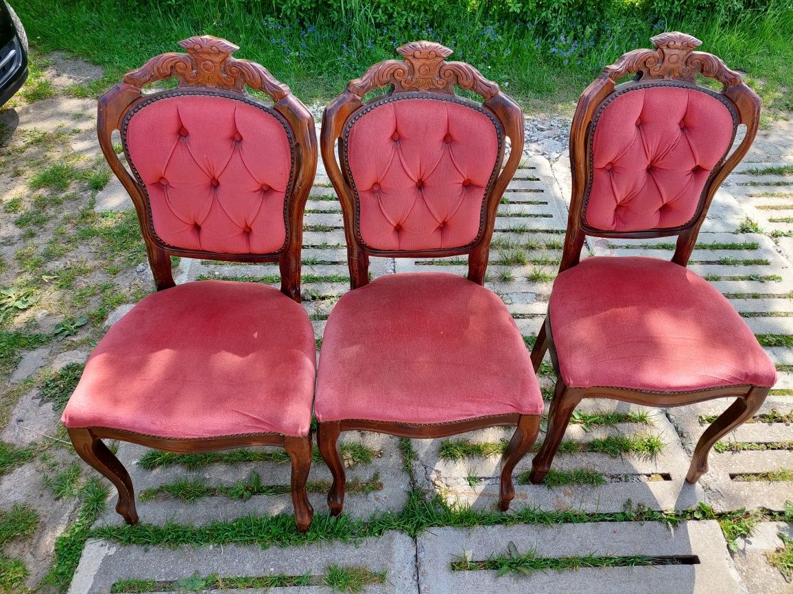 Stół Stylowy Ludwikowski plus 3 krzesła
