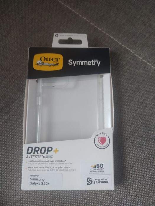 Otterbox Symmetry etui do Samsung S22+ PLUS 5G etui pancerne bezbarwne