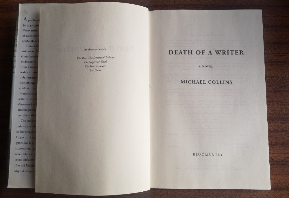 "Death of a writer" de Michael Collins