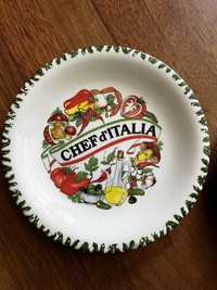 Pratos de cerâmica falantes, vintage italianos - Made in Italy
