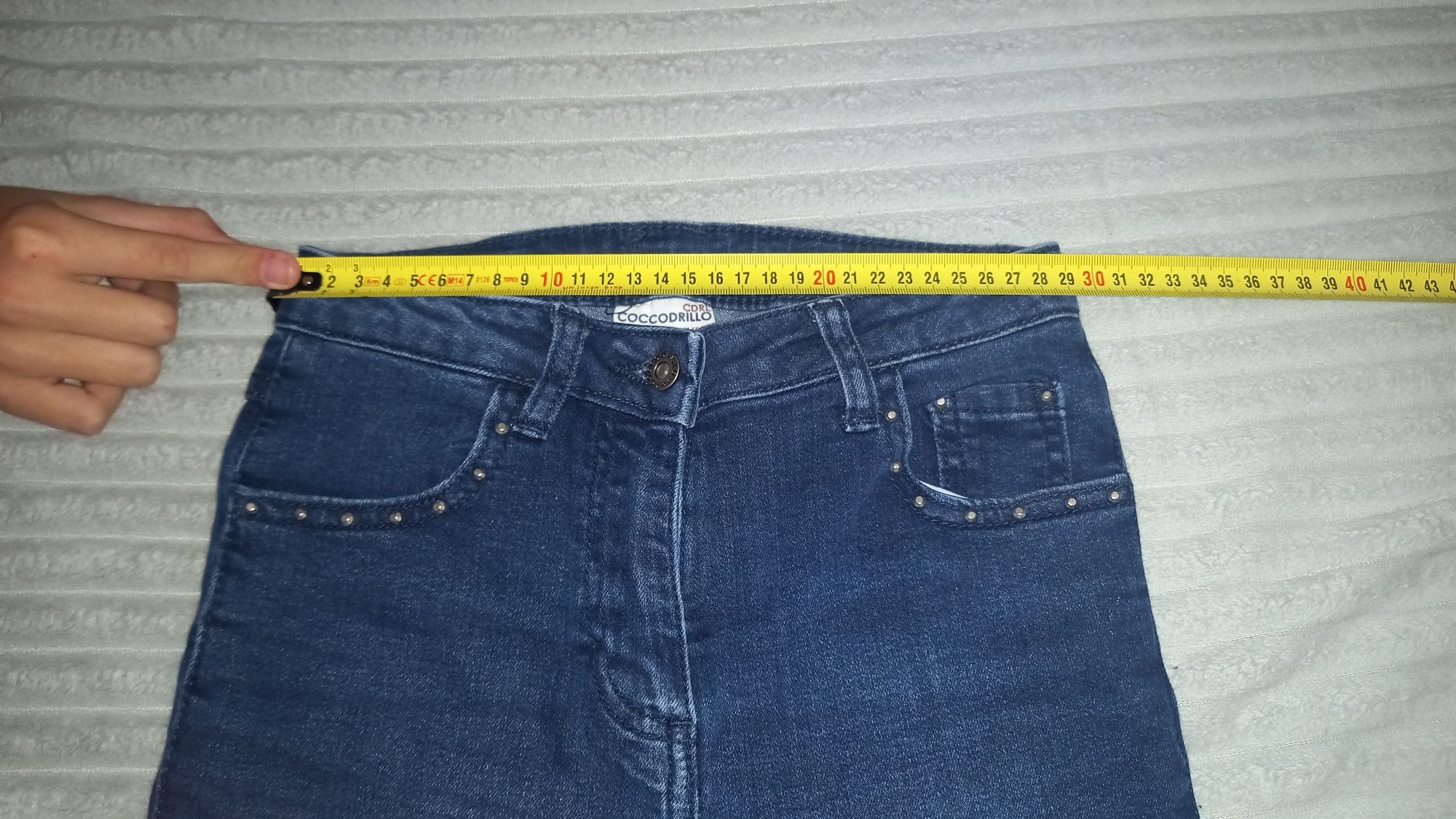Spodnie dziewczęce dżinsowe Cocodrillo rozmiar 146