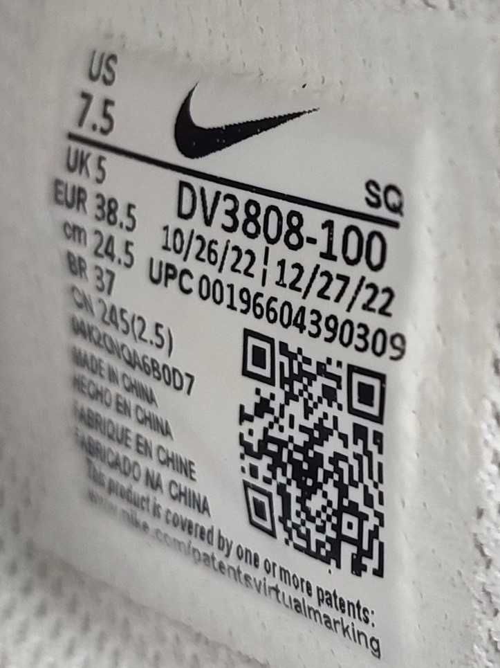 NIKE AIR FORCE 1 '07 SE oryginalne buty r.38,5