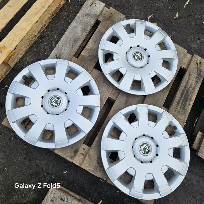 3x Kołpak 16 Skoda Yeti Superb Roomster Octavia Fabia