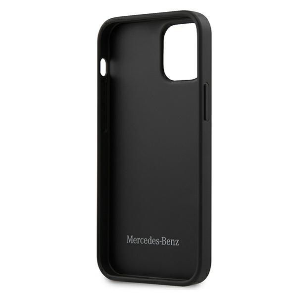 Etui Mercedes-Benz iPhone 12 Mini 5,4" Skóra Niebieski