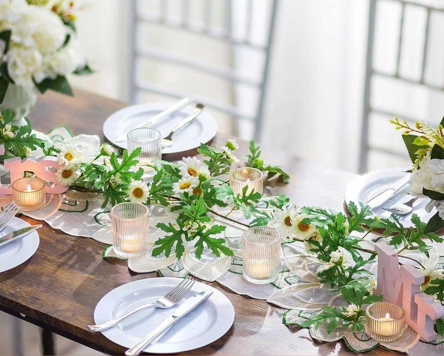 Szklane świeczniki, zestaw 8 sztuk retro na tealighty - wesele, święta