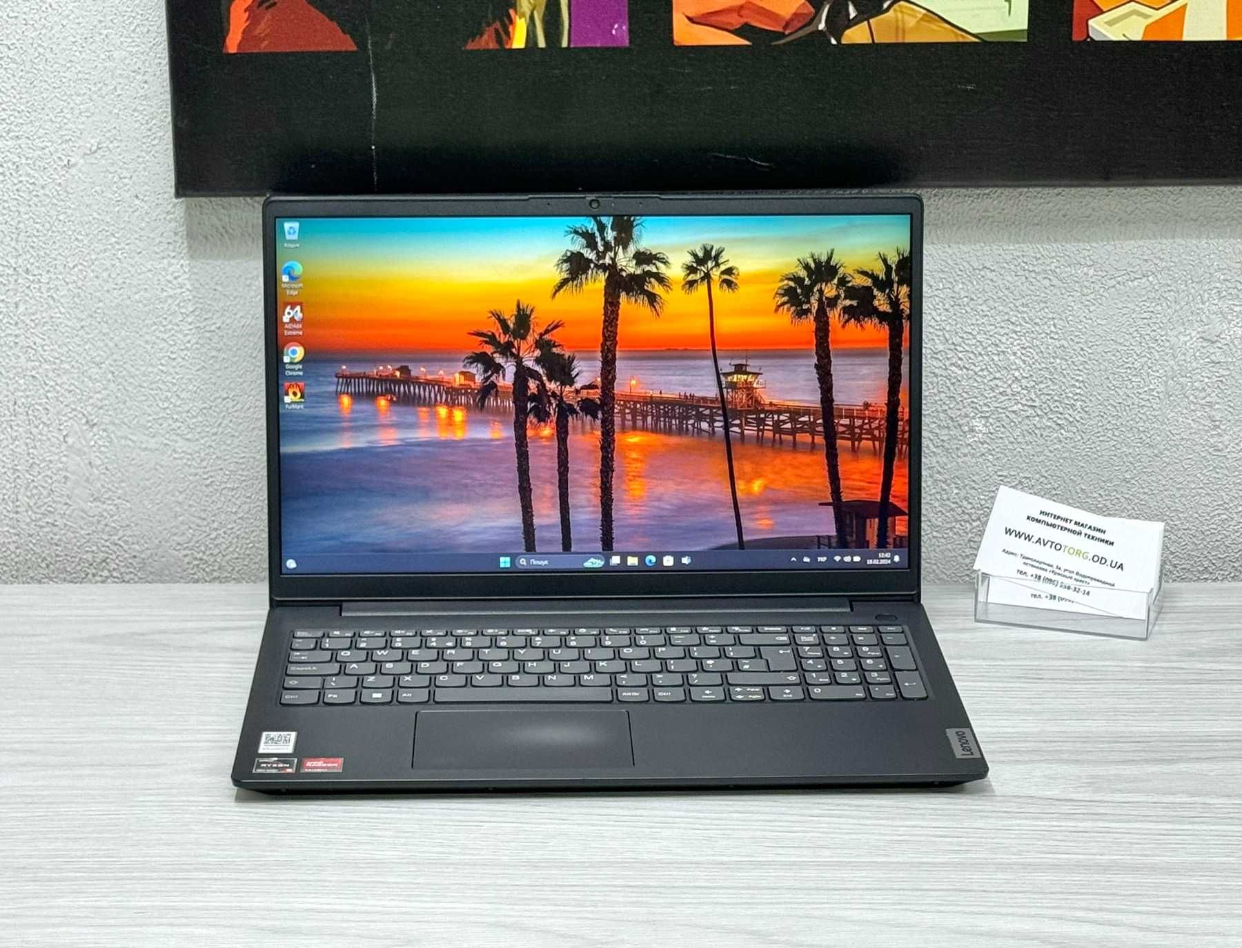 • Ноутбук LENOVO IDEAPAD V15 G2 (Ryzen 5 5500u) Є оплата ЧАСТИНАМИ