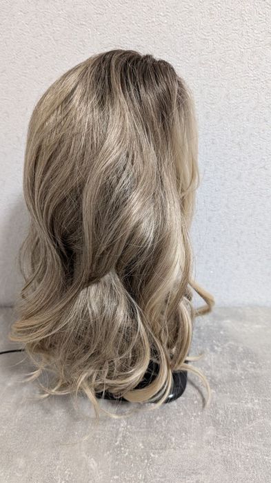 Перука парик блонд хвилястий омбре