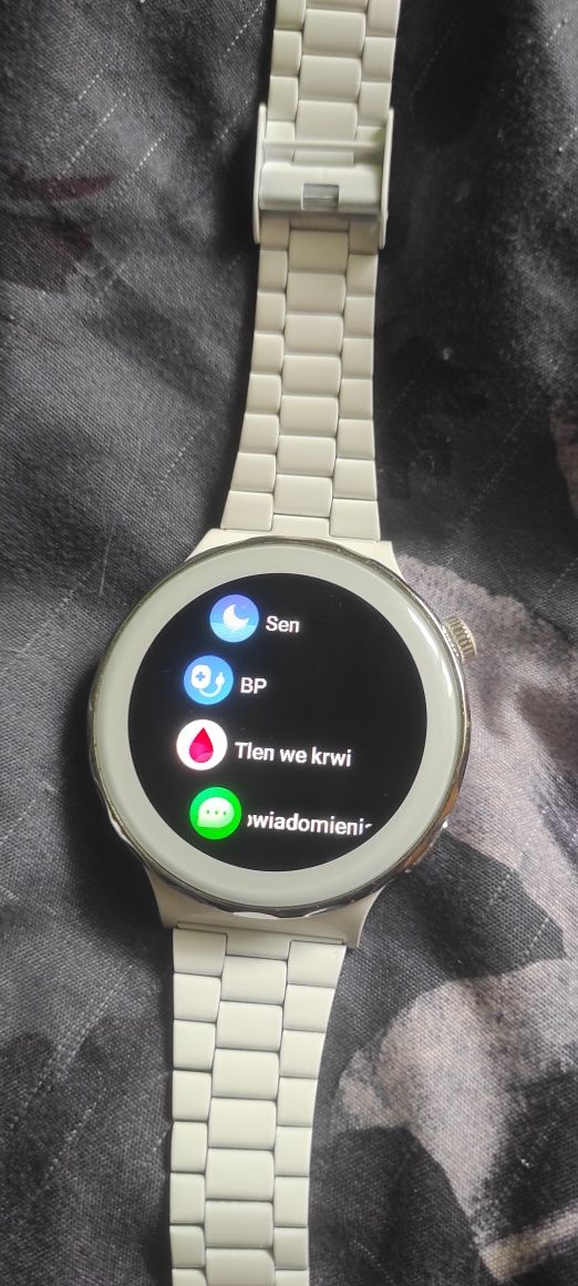 Smartwatch sportowy dotykowy z mikrofonem i głośnikiem