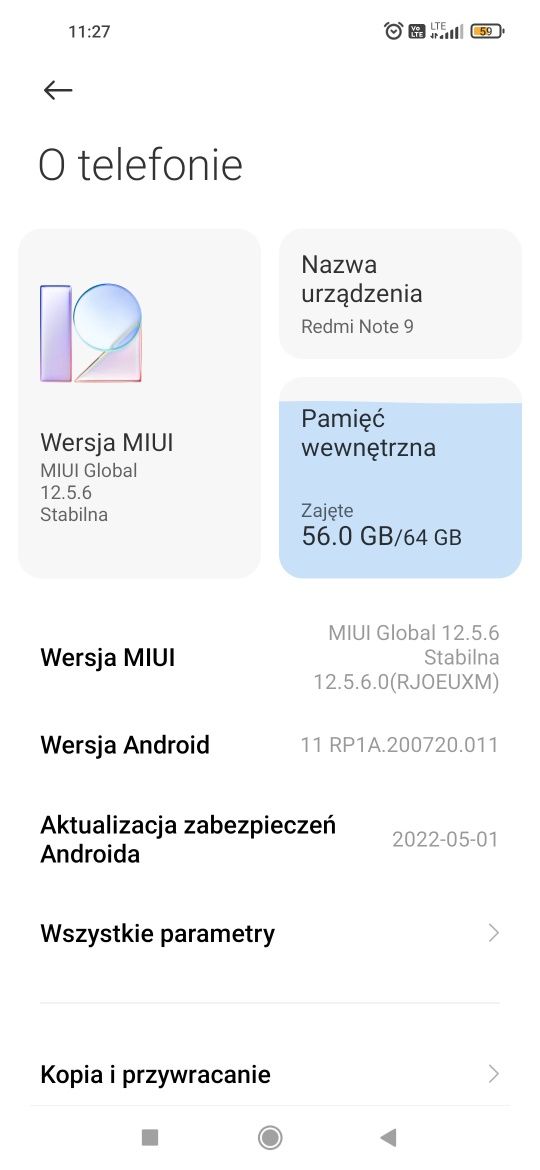 xiaomi redmi 9 błękitno fiołkowy stan dobry