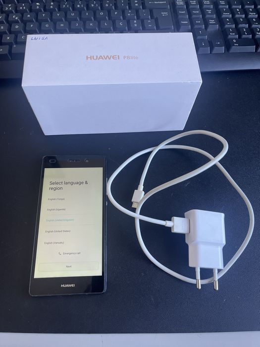 Huawei P8 Lite com Carregador e Caixa
