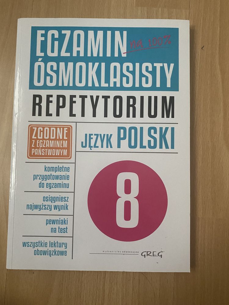 Egzamin ósmoklasisty na 100% język polski