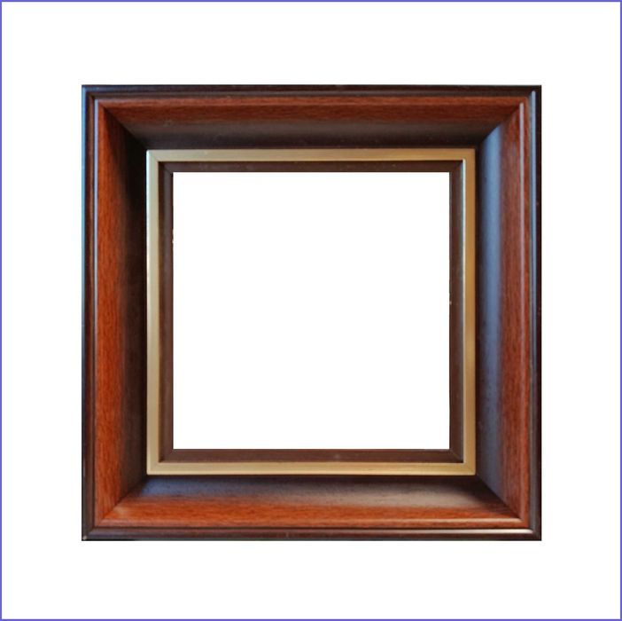 Ramka do oprawy obrazów zdjęć puzli 20 x 20 cm drewno