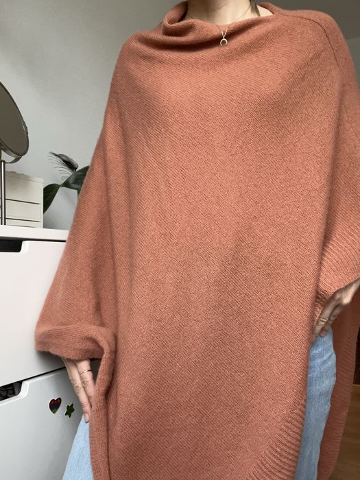 Welna kaszmirowe ponczo C&A premium s/M