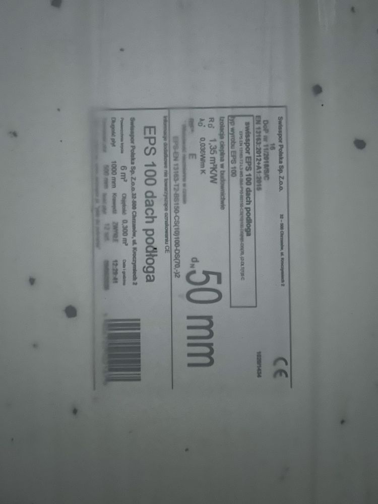Styropian EPS100 5cm