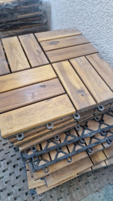 Drewniane płytki tarasowe 3,8m2